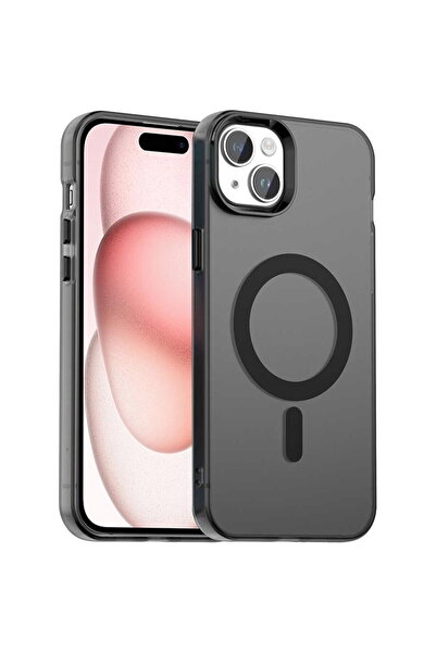 Techsuit Husă pentru iPhone 15 Plus - CandyCase MagSafe - Negru