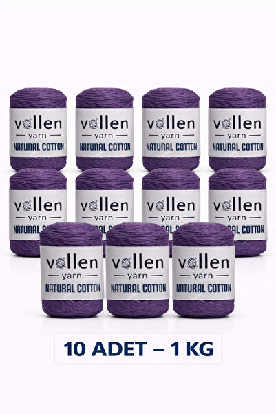 vollen yarn 10 ШТУК 1 КГ, Преміум Натуральний Бавовняний Амігурумі І Панч-Нит...