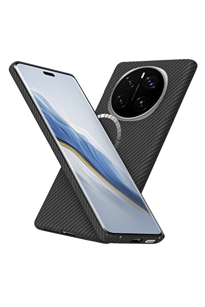 Techsuit Husă pentru Honor Magic7 Pro - Fibră de Aramidă MagSafe - Negru