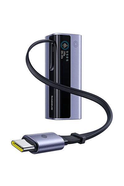 Baseus Energeek gr11, retractable usb-c cable, 20000mah, 145w grey