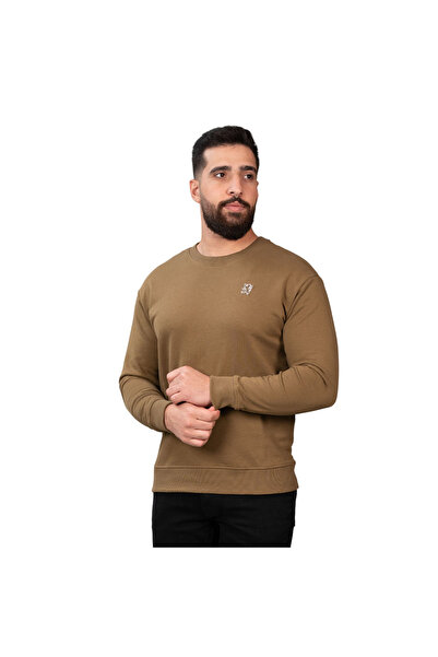 Giordano Men’s French Terry Crew Neck Relaxed Fit Sweatshirt