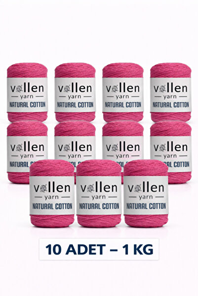 vollen yarn 10 ADET 1KG ,Premıum Doğal Koton Amıgurumi Ve Punch Ipi,tığ Işi E...