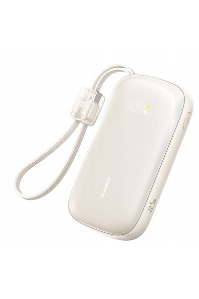 Baseus EnerFill FC21 Qpow 3 Ultra, Detachable Cable, 10000mAh, 22.5W, Digital...