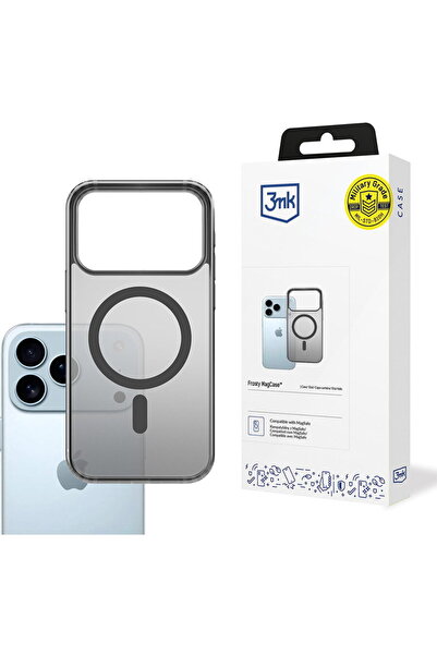 3MK Husă iPhone 17 Pro - MagCase Frosty - Neagră