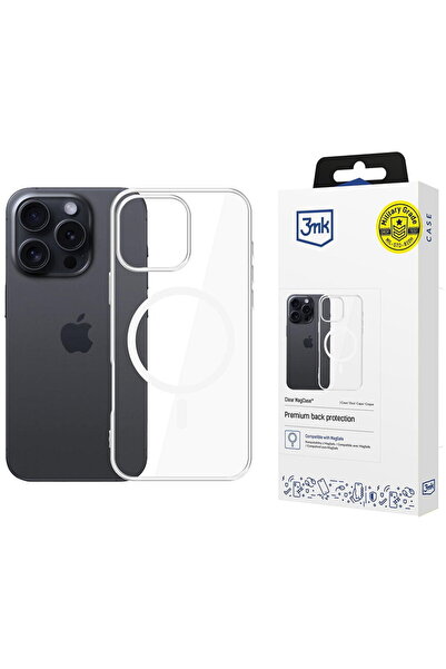 3MK Husa pentru iPhone 16 Pro Max - Clear MagCase - Transparent