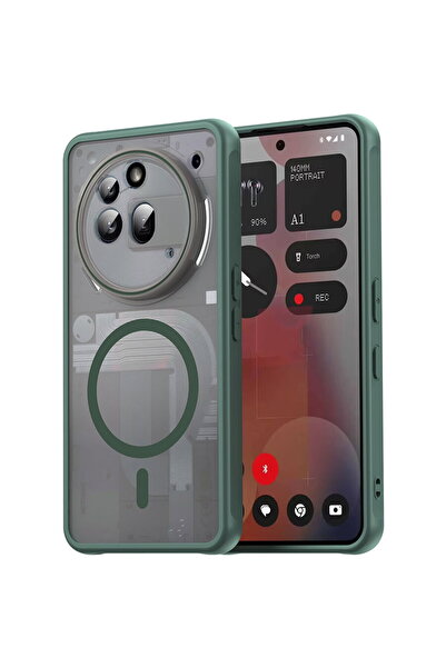 Techsuit Husa pentru Nothing Phone (3a) Pro - HaloFrost II MagSafe - Green