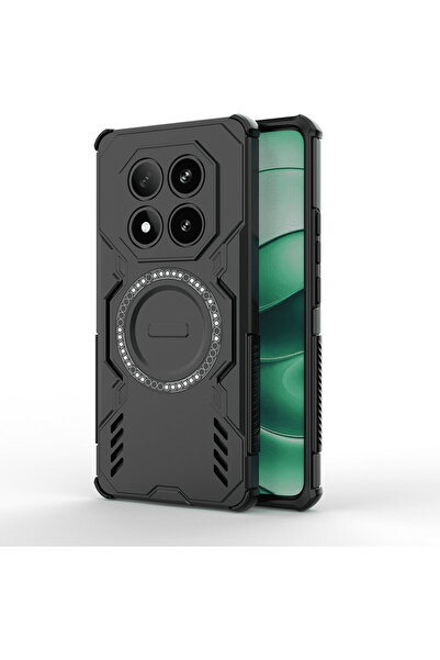 Techsuit Husa pentru Xiaomi Redmi Note 14 Pro 4G - ArmorMag Case - Black