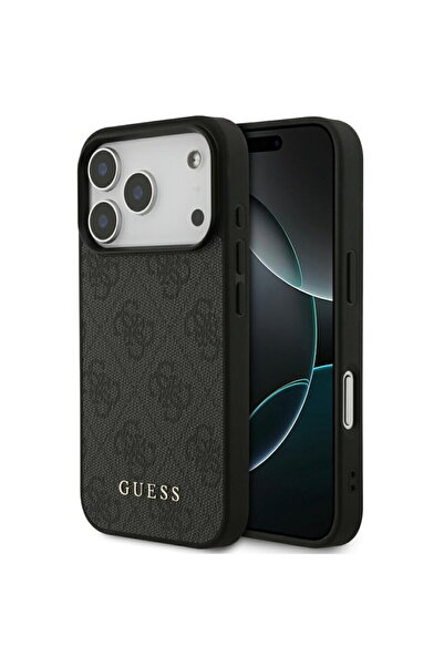 Guess Husă pentru iPhone 17 Pro - Hardcase 4G Classic (GUHCP17LG4GFGR) - Negru