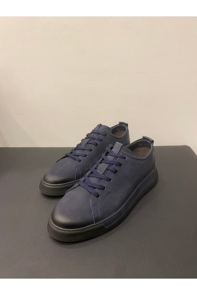 Özay Men's Nubuck Genuine Leather Casual Sneaker