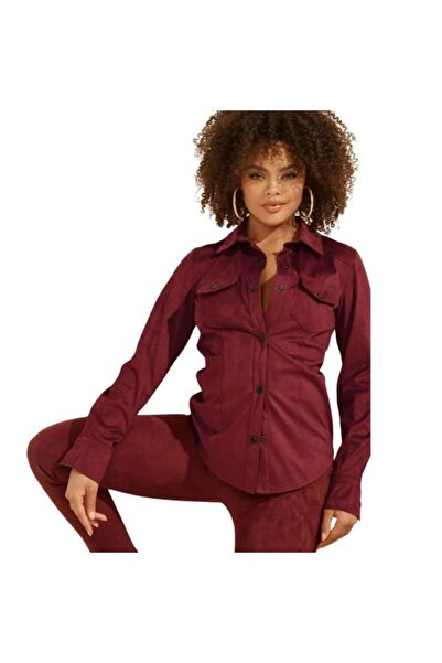 Guess Leather-Look shirt, W1BH13WE5D0