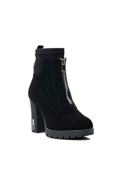 Sofia Store Botine dama din piele ecologica cu toc patrat Ancuta