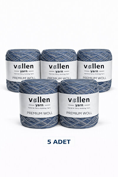 vollen yarn 5 ADET Premium Woll %100 Yün Örgü İpi 500 gr – El Örgüsü & Tığ İş...