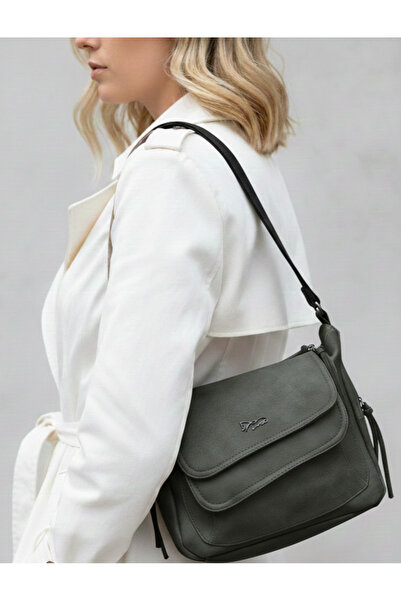 Çanta Trend Polo of Colors Vintage Look Soft Leather Crossbody Messenger Bag