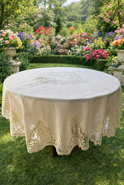 CBB TÜRKİŞİ HOME • ROMA YUVARLAK MASA ÖRTÜSÜ – SALONUN KRALİÇESİ