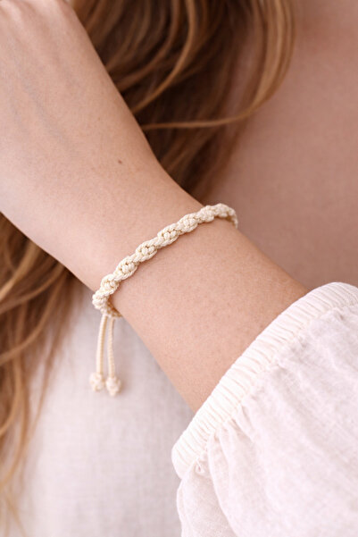 Handmade Spiral Makrome Bileklik