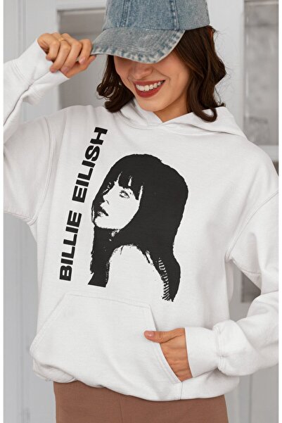 SEVBANO Billie Eilish Printed Unisex Oversize Singer Hoodie