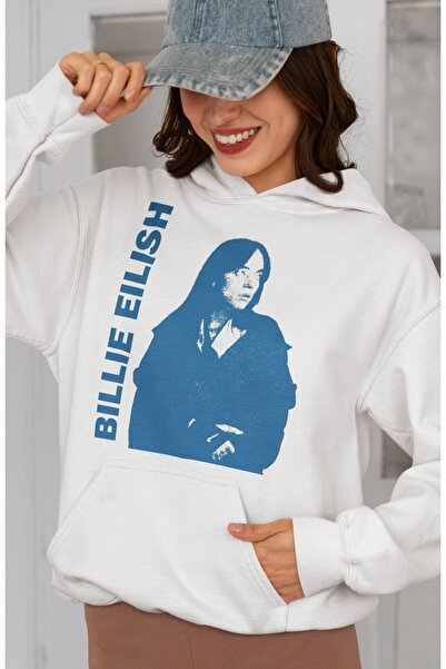 SEVBANO Billie Eilish Printed Unisex Oversize Singer Hoodie