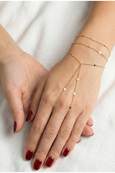 İris Jewelrys Vinse Gold Çelik Pullu Ezme Şahmeran