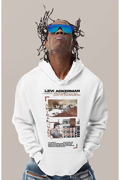 SEVBANO هودي ليفي أكرمان أتاك أون تايتن مطبوع للجنسين قصة فضفاضة بشخصيات من ا...