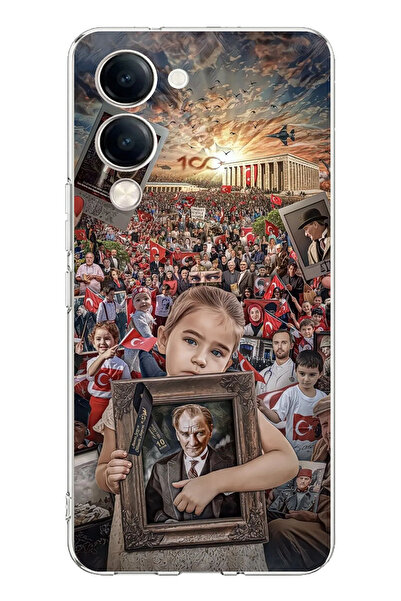 TechTree Vivo Y04 Compatible Ataturk Anımlakabir Printed Silicone Case