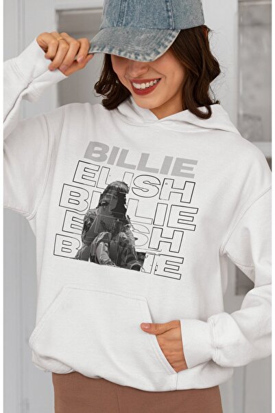 SEVBANO Billie Eilish Printed Unisex Oversize Singer Hoodie
