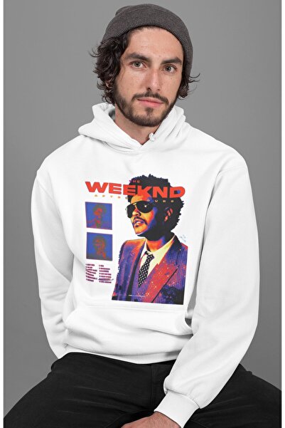 SEVBANO The Weeknd After Hours Ράπερ με στάμπα Unisex Oversize Hoodie τραγουδ...
