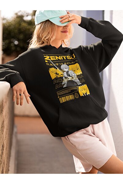 SEVBANO Ζενίτσου Αγκατσούμα Κιμέτσου Νο Γιαΐμπα Εκτυπωμένο Φούτερ με κουκούλα...