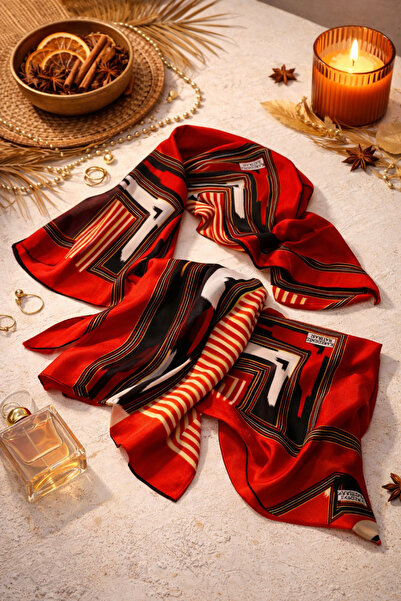 seymenbıçakçılık Set of 2 Keşan Patterned Scarves |   Stylish and Suitable fo...