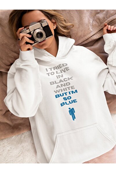 SEVBANO هودي مطبوع عليه تصميم بيلي إيليش للجنسين قصة فضفاضة