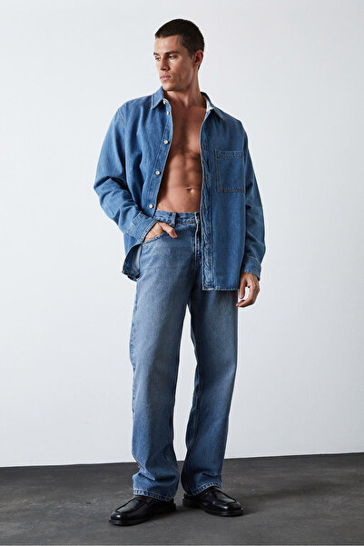 Beyyoglu Orta Bel Boru Paça Jean