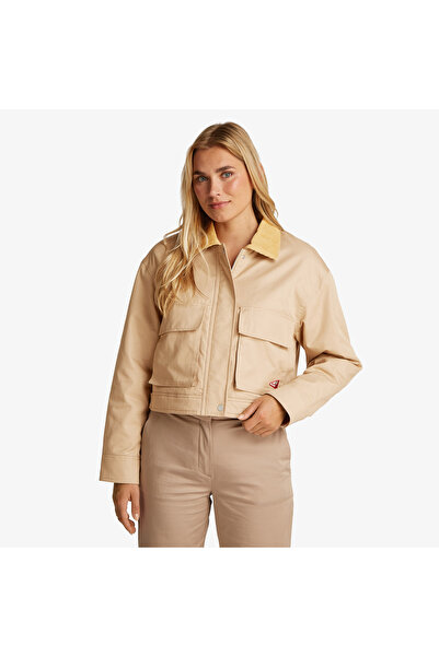 Tommy Hilfiger Tjw Twill With Cord Kadın Kahverengi Ceket