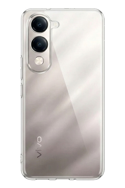 TechTree حافظة سيليكون شفافة متوافقة مع هاتف فيفو Y04