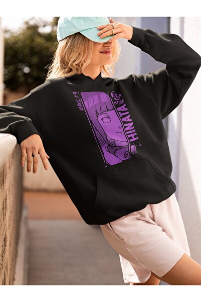 SEVBANO هيناتا هيوغا مطبوع هوديي أنيمي ناروتو للجنسين قصة فضفاضة