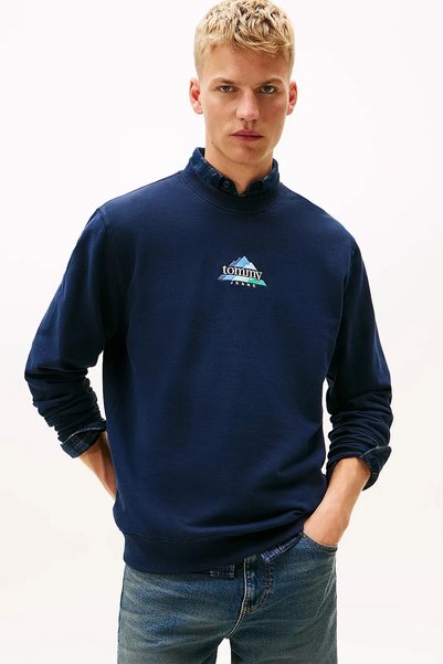 Tommy Jeans Erkek Sweatshirt-DM0DM22418