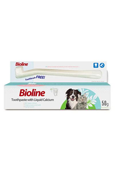 Bioline معجون أسنان يحتوي على الكالسيوم السائل - 50 غرام [الوزن - 50 غرام]