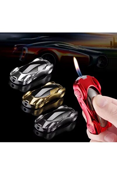 İNDİRİM CENTER Yeni Benzersiz Şık Tasarım Yarış Arabası Görünümlü Lüx Çakmak