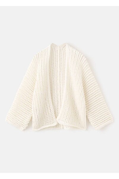 MANGO Kids İşlemeli triko hırka