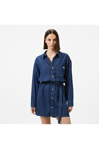 Calvin Klein Kadın Mavi Elbise