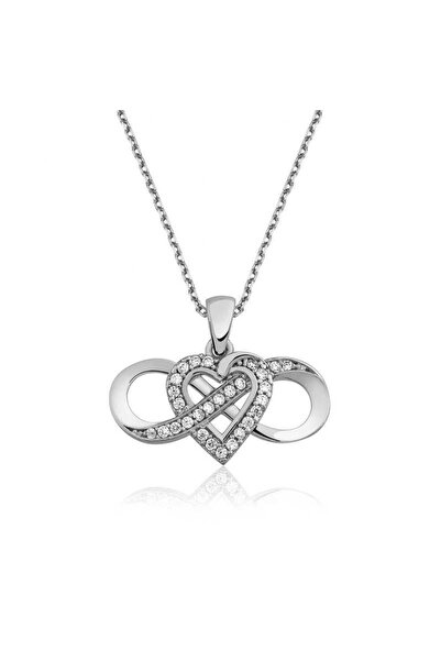 Gumush Gümüş Sonsuz Aşk Bayan Kolye