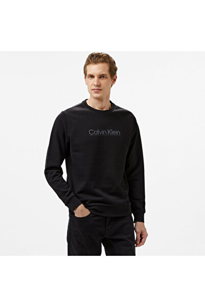 Calvin Klein Erkek Siyah Sweatshirt
