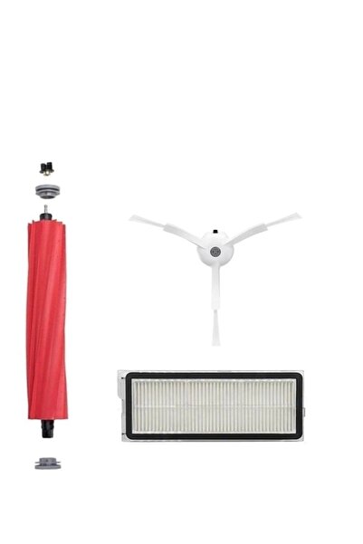 LİN GRUP مجموعة قطع غيار متوافقة مع مكنسة الروبوت ROBOROCK Qrevo S