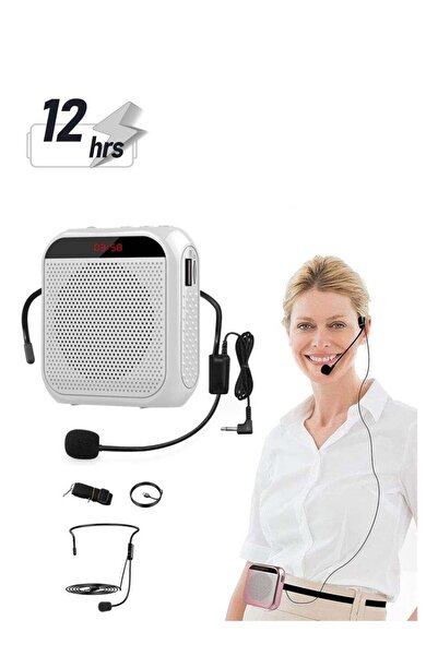 Generic Portable Voice Amplifier with Wired Microphone Headset