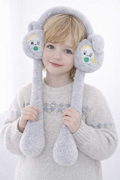 gigigiyim Dinosaur Patterned Plush Children's Headphones with Sound and Movin...