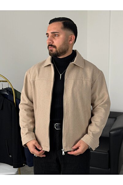 BE TOR ÖRME KAŞE CEKET MONT GRİ