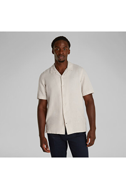 Calvin Klein Cuban Erkek Bej Gömlek