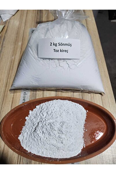 GenelTedarik 2 KG SÖNMÜŞ TOZ KİREÇ 2 KG POŞETLENMİŞ KİREÇ