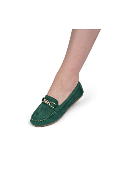 Sofia Store Women's casual shoes made of eco-leather suede with Carolina acce...