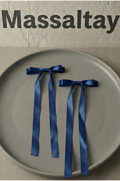 Massaltay مشبك شعر من الساتان مكون من قطعتين من فيوك - أنيق، متين، للاستخدام ...