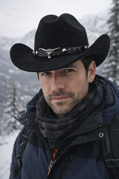 LAGRANZE Men's Legendary Western Cowboy Hat