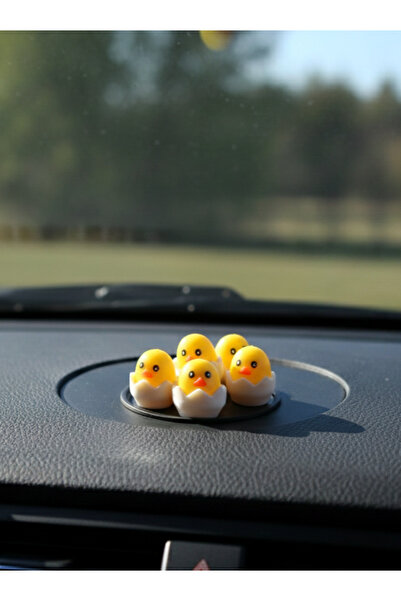 IL-HANST Mini Yumurtadan Çıkan Civciv Figürleri, torpido aksesuar Araç İçi To...